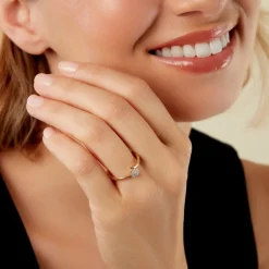 Histoire d'Or Bague Kimberleigh Or Jaune Diamant New