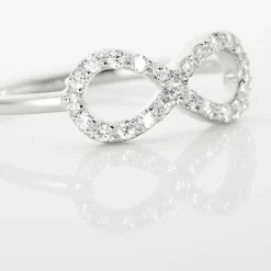 Histoire d'Or Bague Klothilda De Zirconium or blanc oxyde Sale