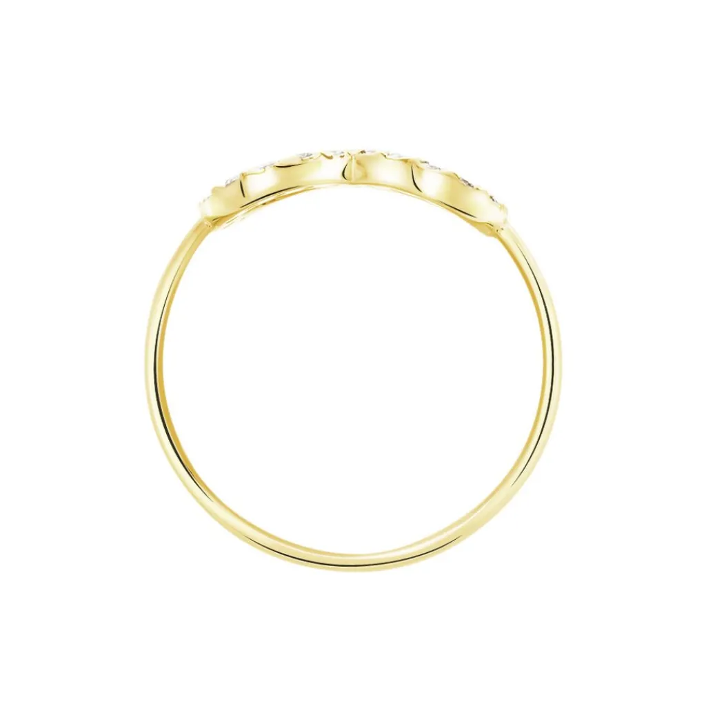 Histoire d'Or Bague Klothilda De Zirconium or jaune oxyde Online