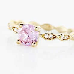 Histoire d'Or Bague Kurt Plaqué Or Jaune Oxyde De Zirconium plaqué or jaune oxyde rose New