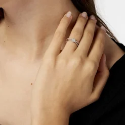 Histoire d'Or Bague Kuta Or Blanc Diamant Hot