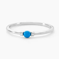 Histoire d'Or Bague Laelle Argent Blanc Turquoise Outlet