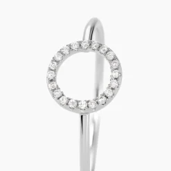 Histoire d'Or Bague Laureen Argent Blanc Oxyde De Zirconium New