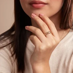 Histoire d'Or Bague Lazzaro Or Jaune Diamant Sale