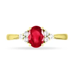 Histoire d'Or Bague Lea Or Jaune Rubis Et Diamant Clearance