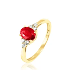 Histoire d'Or Bague Lea Or Jaune Rubis Et Diamant Clearance