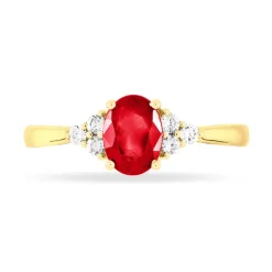 Histoire d'Or Bague Lea Or Jaune Rubis Et Diamant Sale
