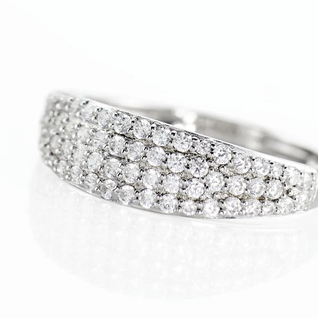 Histoire d'Or Bague Leanne Argent Blanc Oxyde De Zirconium Best