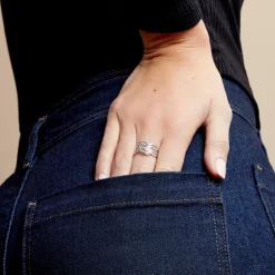 Histoire d'Or Bague Leopoldine or blanc diamant