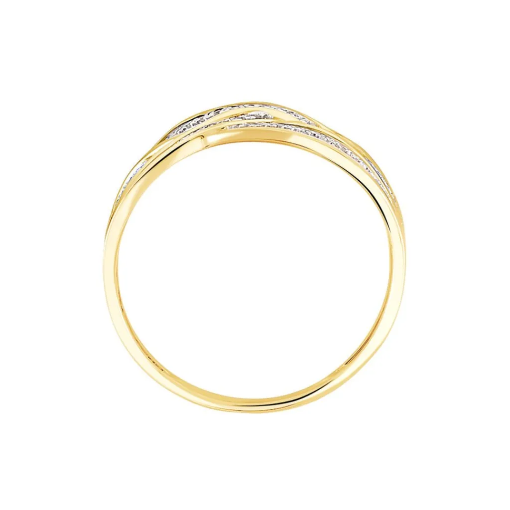 Histoire d'Or Bague Leopoldine or jaune diamant Clearance