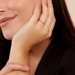 Histoire d'Or Bague Les Inseparables or jaune diamant Discount