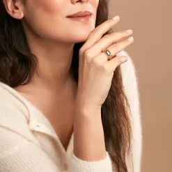 Histoire d'Or Bague Lessie Acier Doré Sale