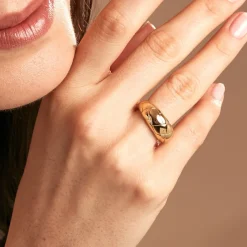 Histoire d'Or Bague Lessie Acier Doré Sale