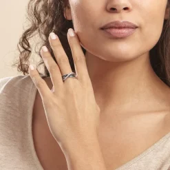 Histoire d'Or Bague Letty Argent Blanc Oxyde De Zirconium Clearance