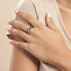 Histoire d'Or Bague Letty Argent Blanc Oxyde De Zirconium Clearance