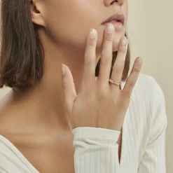 Histoire d'Or Bague Lia Plaqué Or Jaune Oxyde De Zirconium Clearance