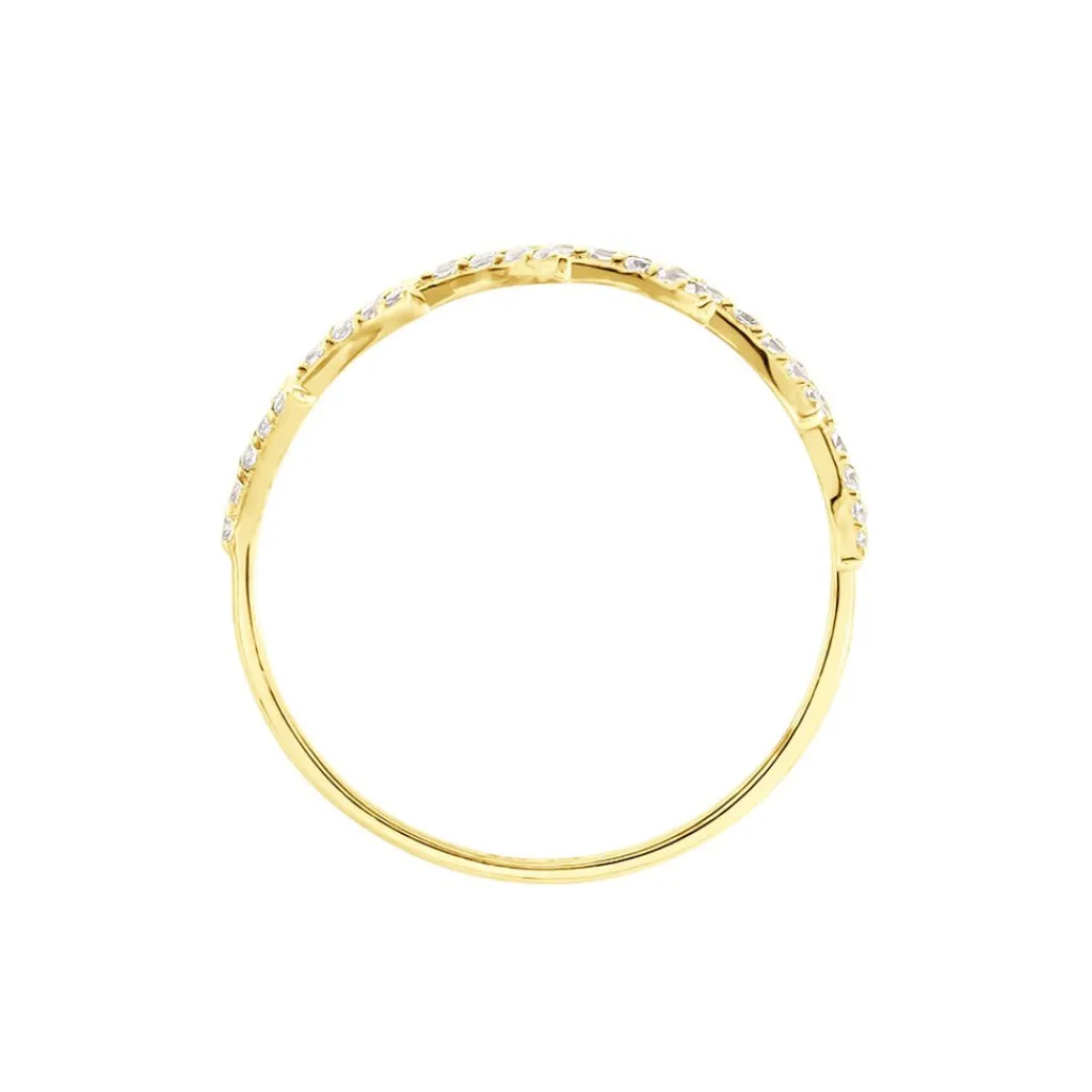 Histoire d'Or Bague Ligeia Or Jaune Oxyde De Zirconium Sale