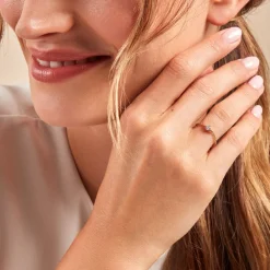 Histoire d'Or Bague Lilou Plaqué Or Doré Oxyde De Zirconium plaqué or jaune oxyde Hot