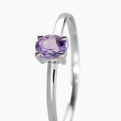 Histoire d'Or Bague Lily Or Blanc Amethyste or blanc amethyste violette Clearance