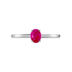 Histoire d'Or Bague Lily Or Blanc Rubis Sale