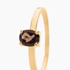 Histoire d'Or Bague Lily Or Jaune Quartz or jaune quartz marron Online