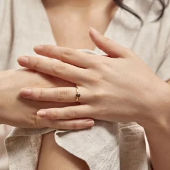 Histoire d'Or Bague Lily Or Jaune Quartz or jaune quartz marron Online