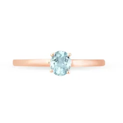 Histoire d'Or Bague Lily Or Rose Aigue Marine Outlet