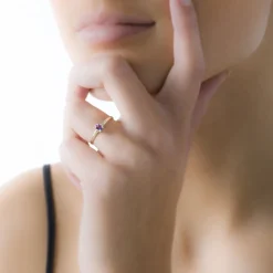 Histoire d'Or Bague Lily Or Rose Quartz Discount