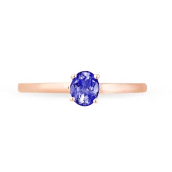 Histoire d'Or Bague Lily Or Rose Tanzanite New
