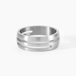 Histoire d'Or Bague Line Acier Blanc Outlet