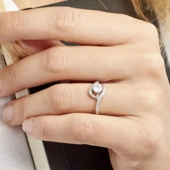 Histoire d'Or Bague Lines Argent Blanc Oxyde De Zirconium Outlet