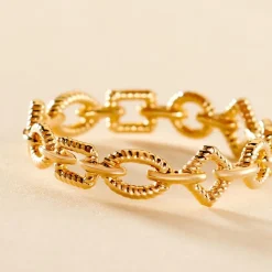 Histoire d'Or Bague Linka Plaqué Or Jaune Discount