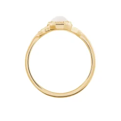 Histoire d'Or Bague Linna Plaqué Or Jaune Pierre De Lune Outlet