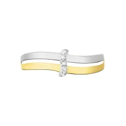 Histoire d'Or Bague Lisella Or Bicolore Diamant Outlet