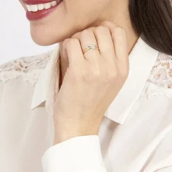 Histoire d'Or Bague Lisella Or Bicolore Diamant Outlet