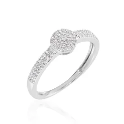 Histoire d'Or Bague Lisyae Or Blanc Diamants Clearance