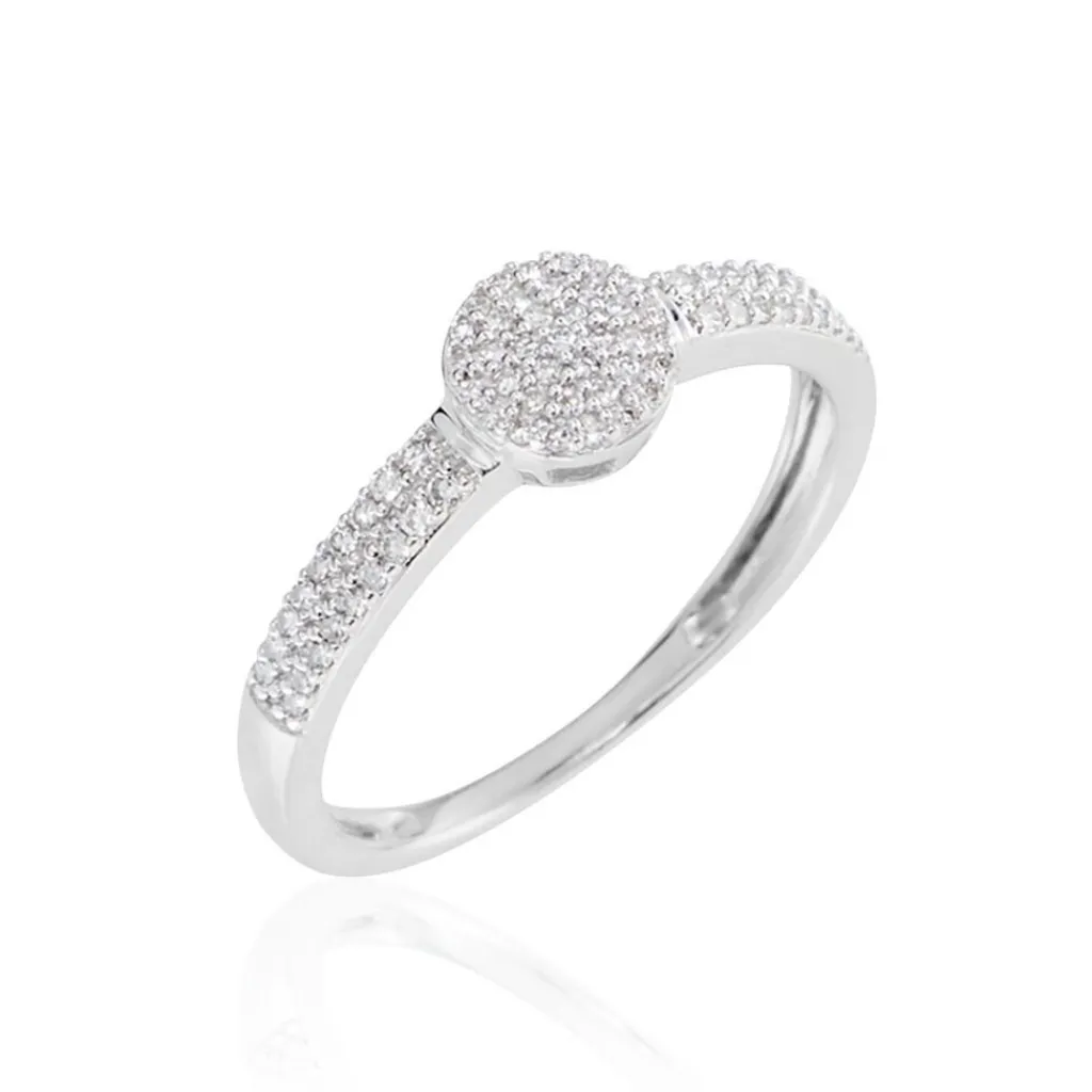 Histoire d'Or Bague Lisyae Or Blanc Diamants Clearance