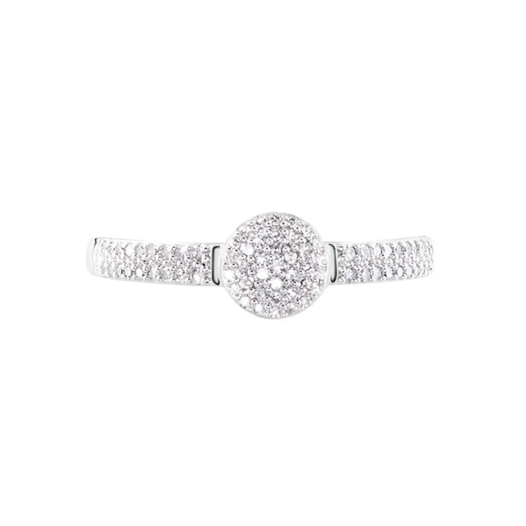 Histoire d'Or Bague Lisyae Or Blanc Diamants Clearance