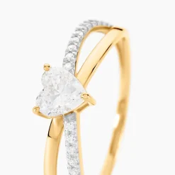 Histoire d'Or Bague Lonan Or Jaune Oxyde De Zirconium Hot