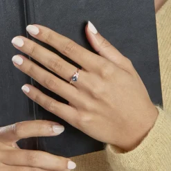 Histoire d'Or Bague Lora Or Rose Topaze Et Oxyde De Zirconium Outlet