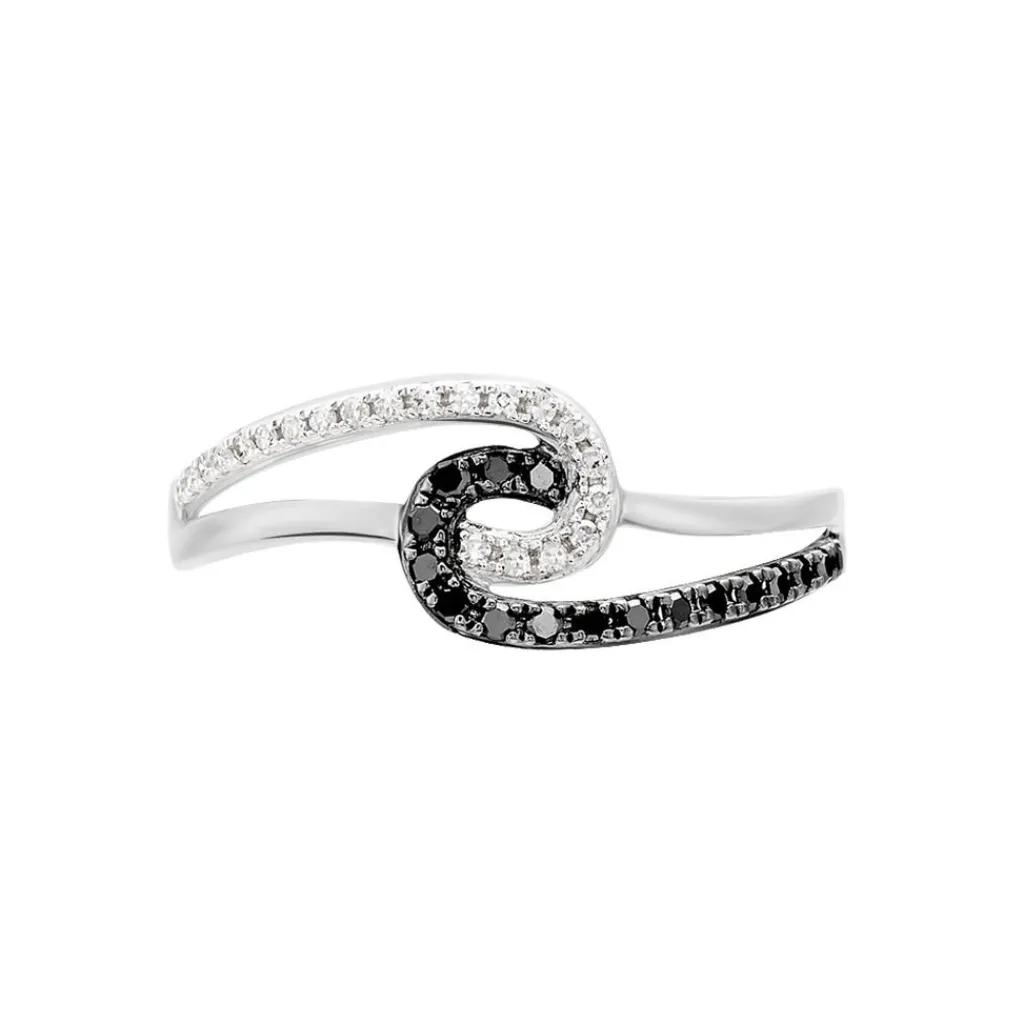 Histoire d'Or Bague Loriana Or Blanc Diamant Discount