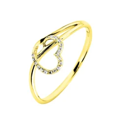 Histoire d'Or Bague Louise Or Jaune Diamant Outlet