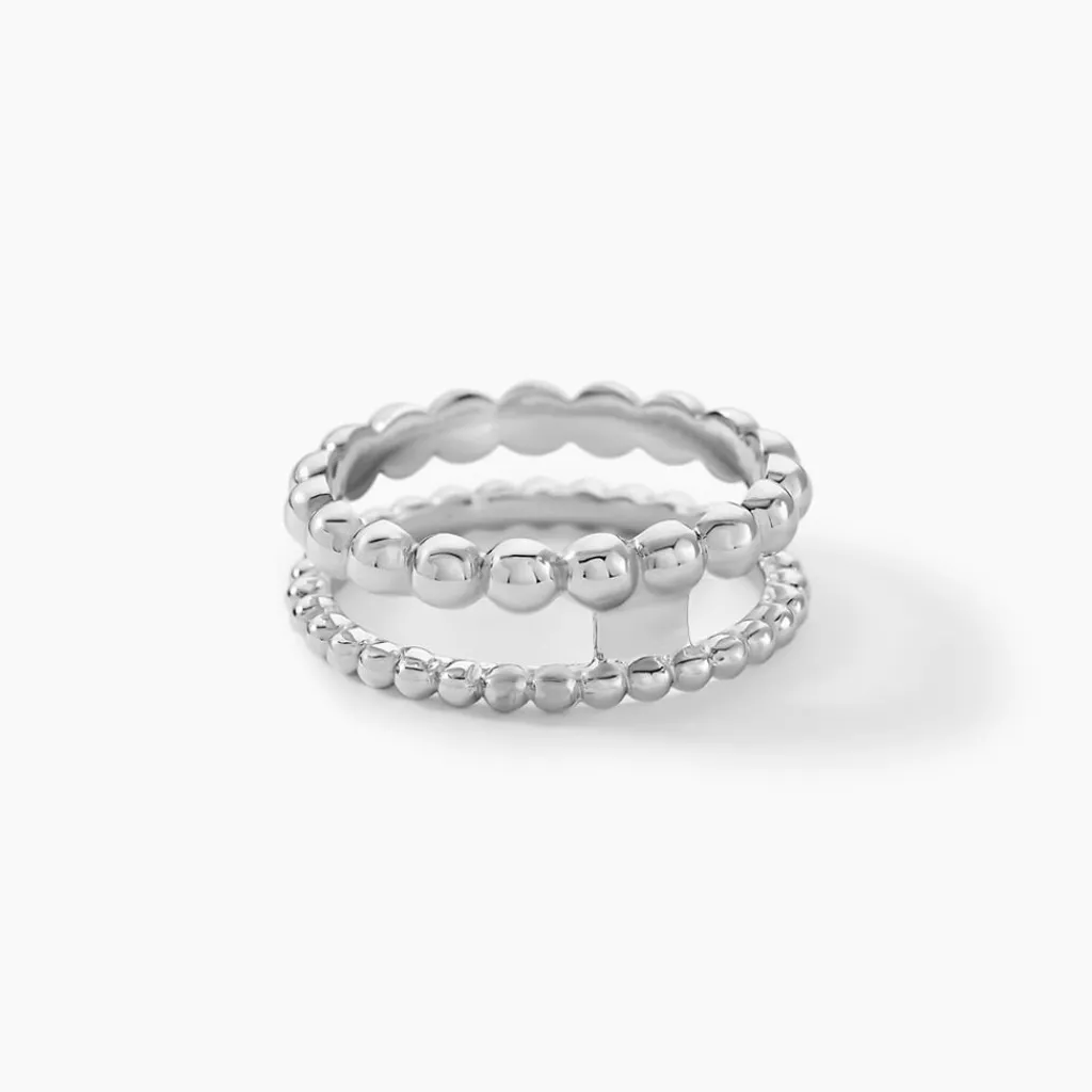 Histoire d'Or Bague Louisette Argent Blanc Online