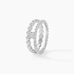 Histoire d'Or Bague Louisette Argent Blanc Online