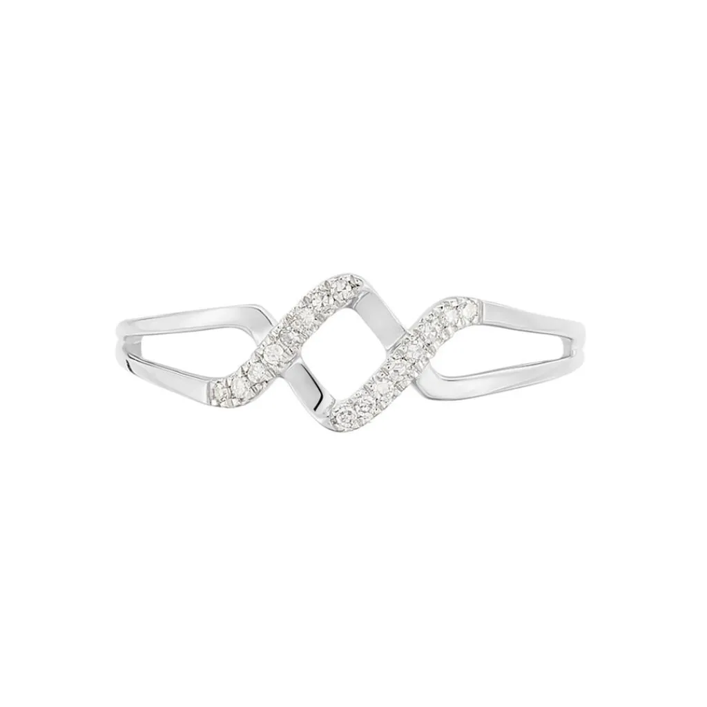 Histoire d'Or Bague Loula Or Blanc Diamant Hot
