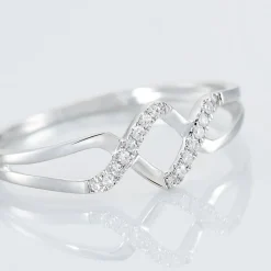 Histoire d'Or Bague Loula Or Blanc Diamant Hot