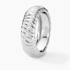 Histoire d'Or Bague Louve Argent Blanc New