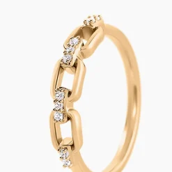 Histoire d'Or Bague Lueur Plaqué Or Jaune Oxyde De Zirconium