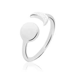 Histoire d'Or Bague Lyana Argent Blanc Oxyde De Zirconium Outlet