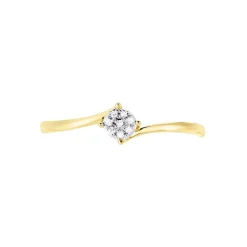 Histoire d'Or Bague Lysia or jaune diamant Discount